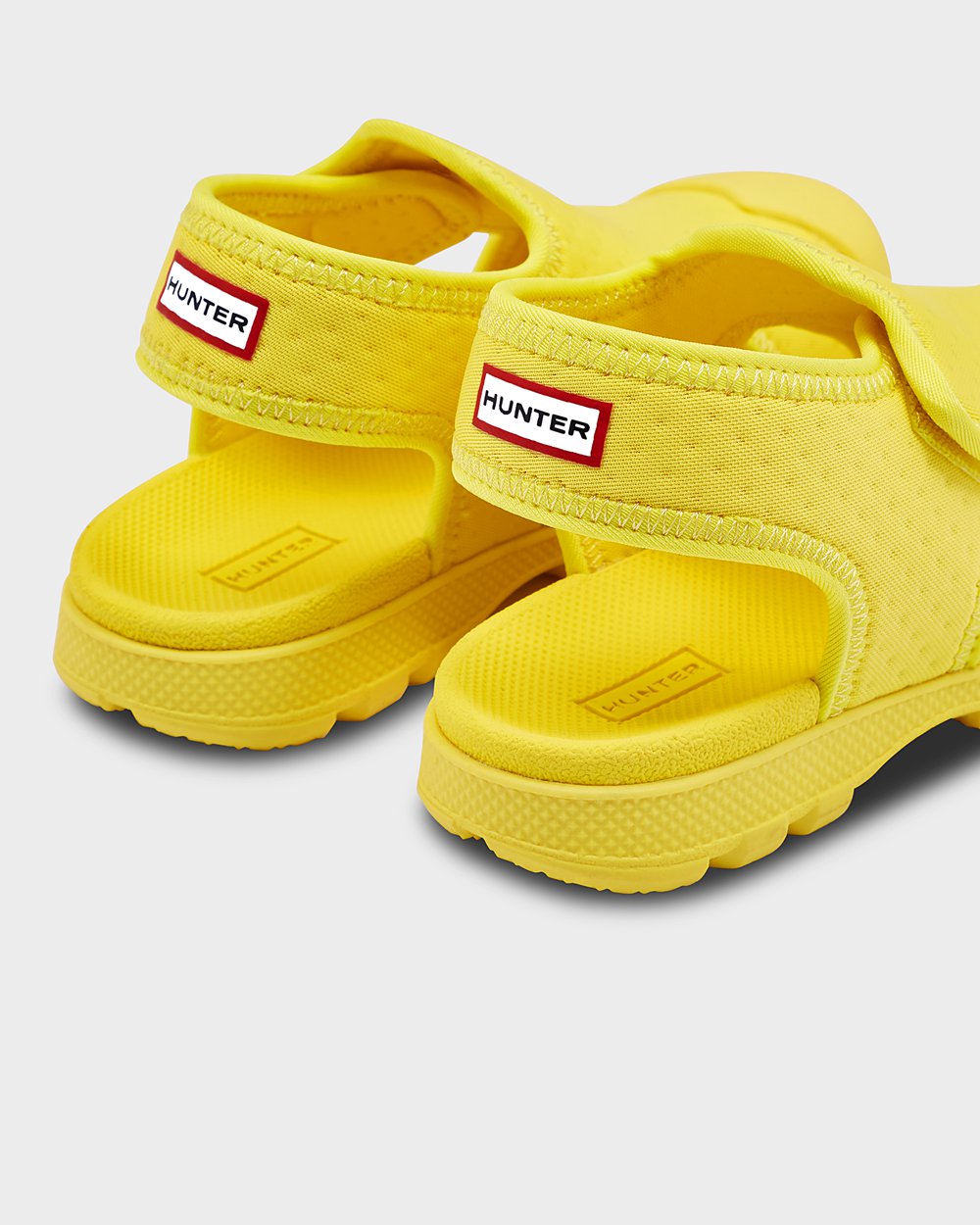 Sandalias Hunter Niños Original Little Outdoor Walking - Amarillo - Argentina 3401MJIZG